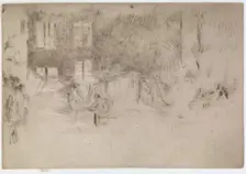 Murano-Glass Furnace, 1879-1880. Creator: James Abbott McNeill Whistler