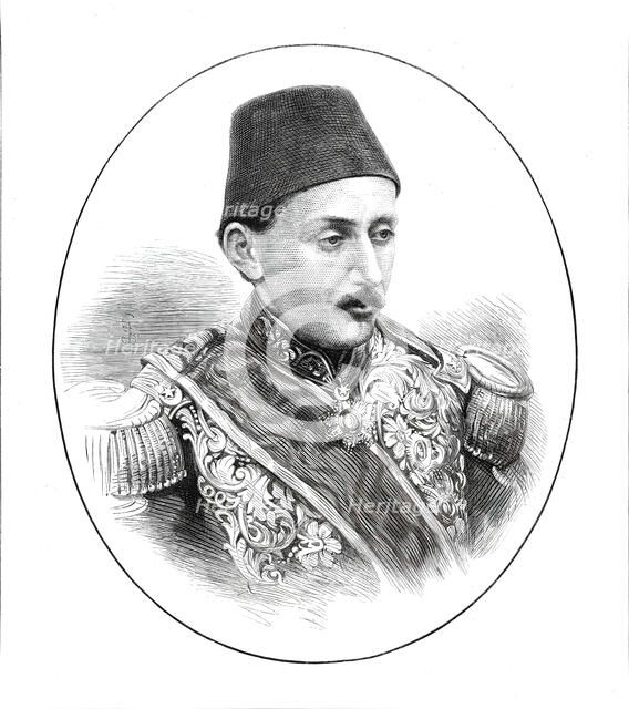 Murad V., the New Sultan of Turkey, 1876. Creator: Unknown.