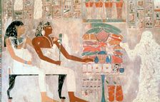 Mural from the Tombs of the Nobles, Thebes, Luxor, Egypt