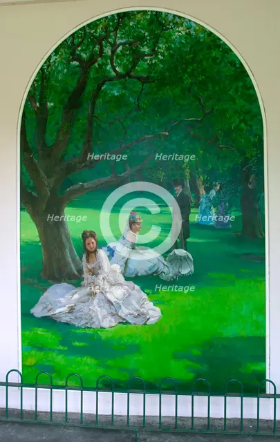 Mural, Holland Park, London. Creator: Peter Thompson.