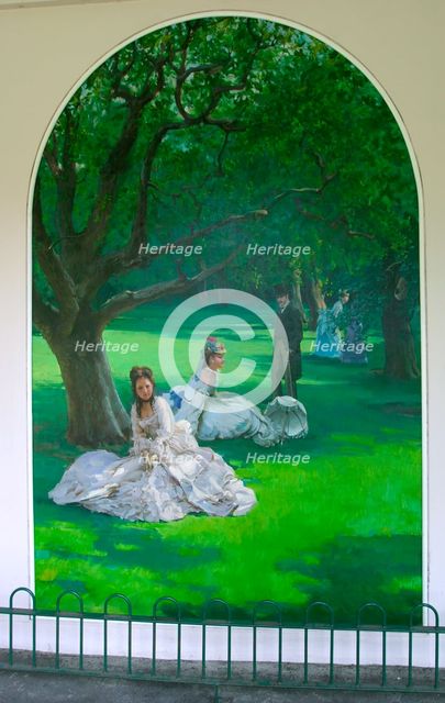 Mural, Holland Park, London. Creator: Peter Thompson.