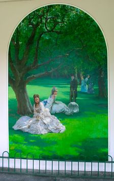 Mural, Holland Park, London. Creator: Peter Thompson