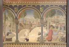 Mural in Eltham Palace, London, 1999. Artist: J Bailey