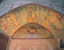 Mural of the chapel of St. Thomas in the Old Cathedral of Lleida, Old Cathedral, dated 1275