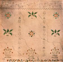 Mural painting in Mather House, Marlboro College, Vermont, USA, (1928). Creator: Unknown