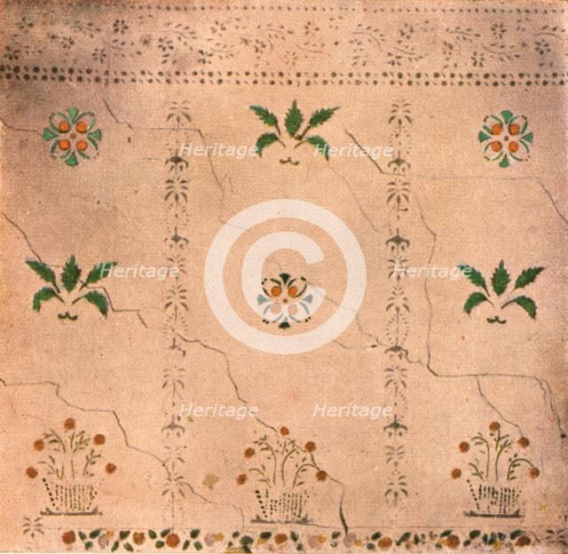 Mural painting in Mather House, Marlboro College, Vermont, USA, (1928). Creator: Unknown.