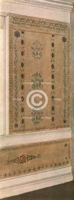 Mural painting in Starret House, Francestown, USA, (1928). Creator: Unknown.