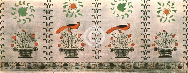 Mural painting in the Grant Family House, Saco, Maine, USA, (1928). Creator: Unknown.