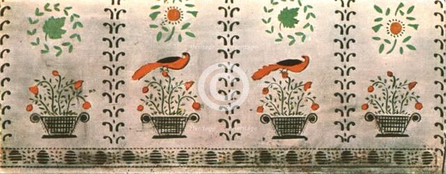 Mural painting in the Grant Family House, Saco, Maine, USA, (1928). Creator: Unknown.