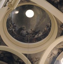 Mural paintings in the ceiling of the Church of San Antonio de la Florida