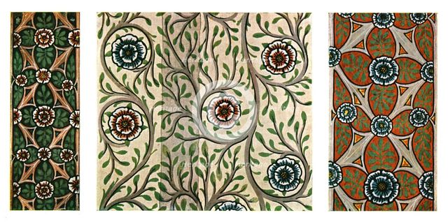 Mural paintings in the Electoral Castle, Eltville, Hesse, Germany, (1928). Creator: Unknown.