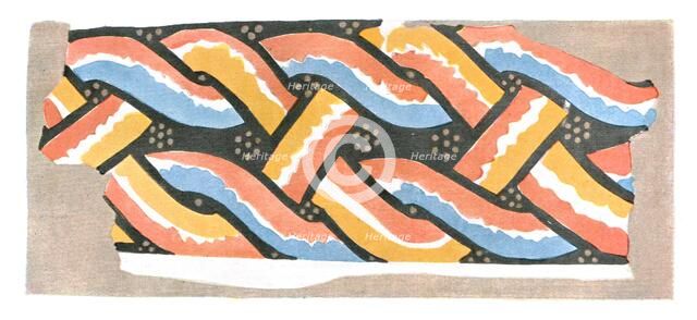 Mural paintings in the ruins of the Monastery of St Apollo at Bawit, Egypt, (1928). Creator: Unknown.