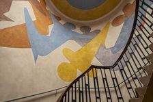 Murals by Oskar Schlemmer in Main building, Bauhaus-University Weimar, (1904-1911), 2018 Artist: Alan John Ainsworth