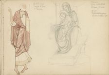Murals in the Baptisterium of Saint Johannes in Poitiers, 1869-1925. Creator: Antoon Derkinderen