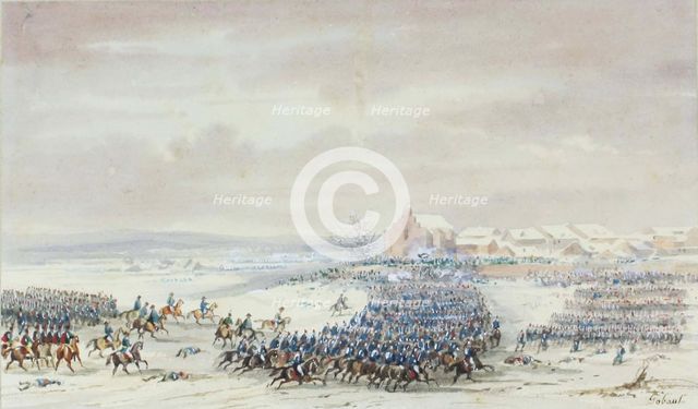 Murat's Cavalry Charge at Eylau.