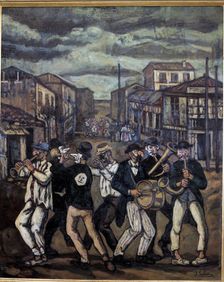 Murga Cadiz, 1935. Creator: José Gutiérrez Solana