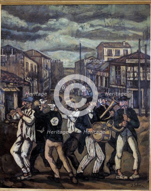 Murga Cadiz, 1935. Creator: José Gutiérrez Solana.