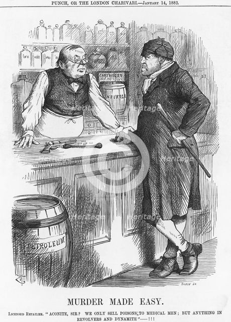 'Murder Made Easy', 1882. Creator: Joseph Swain.