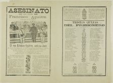 Murder of Don Francisco Aguirre, n.d. Creator: José Guadalupe Posada
