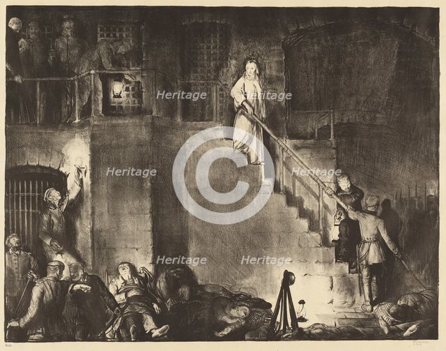 Murder of Edith Cavell, 1918. Creator: George Wesley Bellows.