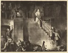 Murder of Edith Cavell, 1918. Creator: George Wesley Bellows