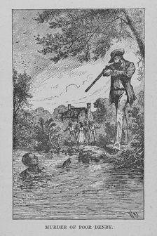 Murder of poor Denby, 1882. Creator: Unknown