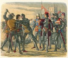 Murder of Prince Edward 1471 (1864). Artist: James William Edmund Doyle