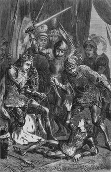 Murder of Prince Edward at Tewkesbury 4 May 1471, (c1880)