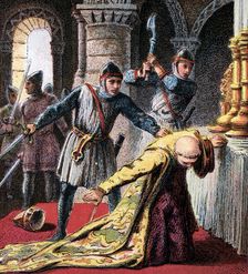 Murder Of Thomas A Becket 1170, (c1850)