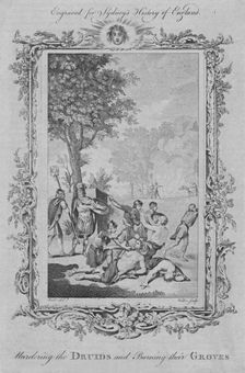 Murdering the Druids and Burning their Groves 1773. Creator: William Walker