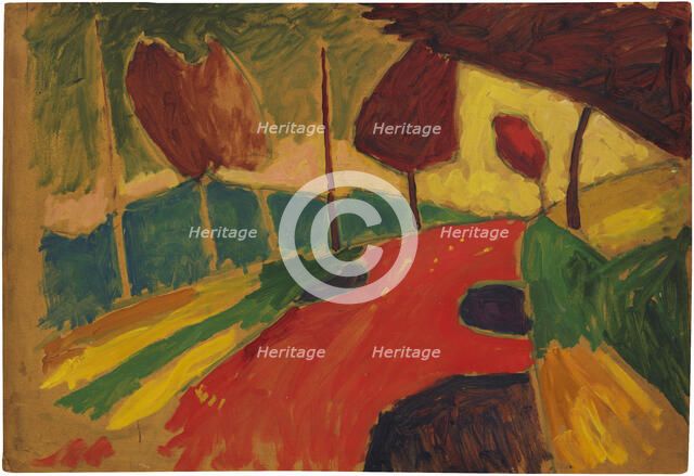 Murnau Landscape, 1909. Creator: Javlensky; Alexei; von (1864-1941).