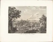 Muro torto, preso in villa Borghese, 1792. Creator: Albert Christoph Dies
