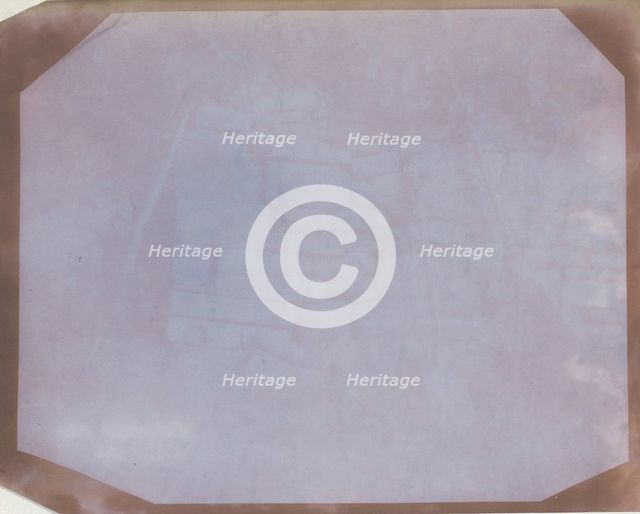 Muro a secco divoccato ad utensili campestri, 1840. Creator: William Henry Fox Talbot.