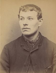 Mursch. Eugène. 24 ans à Schlestatt (Bas-Rhin). Ciseleur. Anarchiste. 18/3/94., 1894. Creator: Alphonse Bertillon