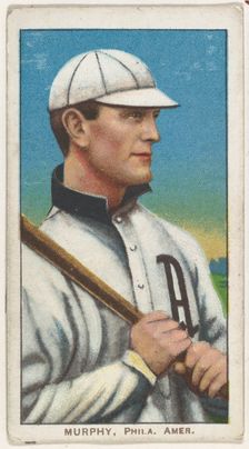 Murphy, Philadelphia, American League, from the White Border series (T206) for the Amer..., 1909-11. Creator: American Tobacco Company