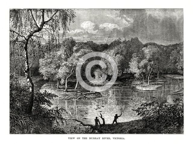 Murray River, Victoria, Australia, 1877. Artist: Unknown