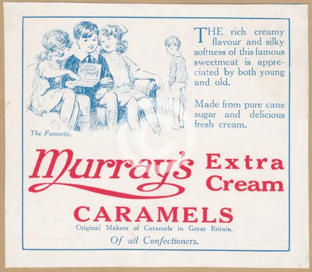 Murray's Caramels, c.1920. Creator: Wilfred Fryer.