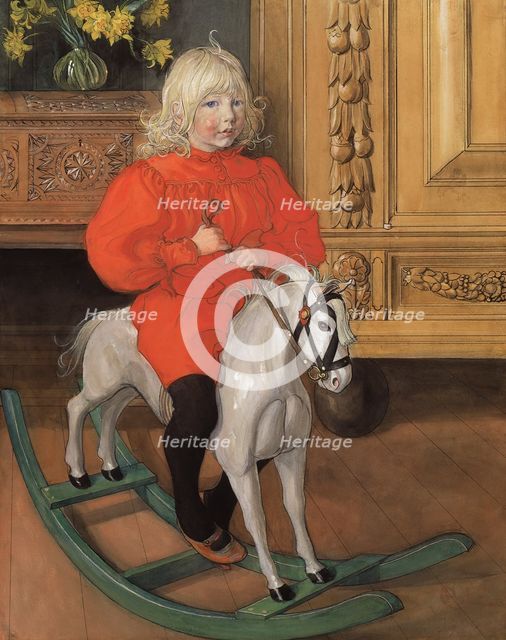 "Murre". Portrait of Casimir Laurin, 1900. Creator: Carl Larsson.