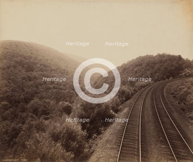 Musconetcong Curve, c. 1895. Creator: William H Rau.