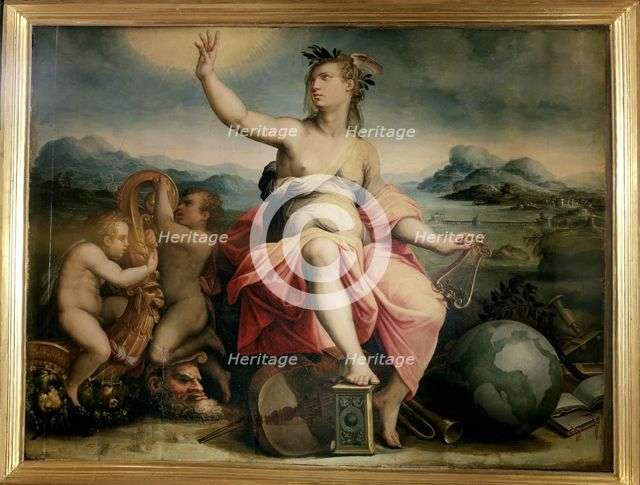 Muse Calliope, 1556-1558. Creator: Vasari, Giorgio (1511-1574).