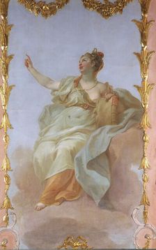 Muse Euterpe, Early 1770s. Creator: Torelli, Stefano (1712-1784)