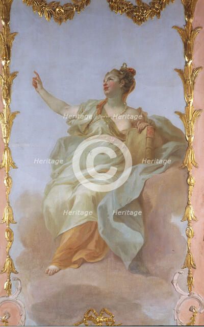 Muse Euterpe, Early 1770s. Creator: Torelli, Stefano (1712-1784).