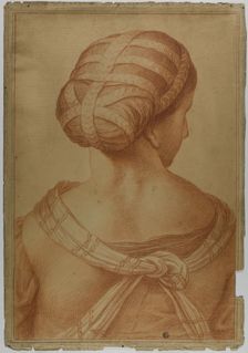 Muse Seen from the Back, 18th century. Creator: After Raffaello Sanzio, called Raphael Italian, 1483-1536