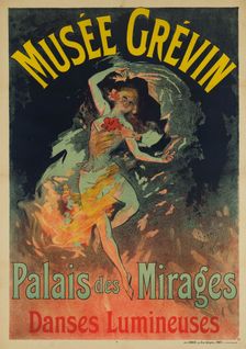 Musée Grévin, Palais des Mirages, danses lumineuses, 1911. Creator: Chéret, Jules (1836-1932)