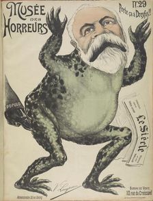 Musée des Horreurs (Gallery of Horrors): Yves Guyot, 1899. Creator: Lenepveu, Victor (active End of 19th century)