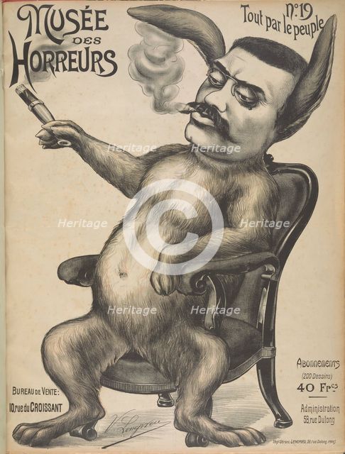 Musée des Horreurs (Gallery of Horrors): Alexandre Millerand, 1899. Creator: Lenepveu, Victor (active End of 19th century).