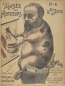 Musée des Horreurs (Gallery of Horrors): Émile Zola, 1899. Creator: Lenepveu, Victor (active End of 19th century)