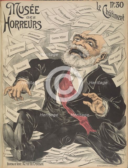 Musée des Horreurs (Gallery of Horrors): Émile Loubet, 1899. Creator: Lenepveu, Victor (active End of 19th century).
