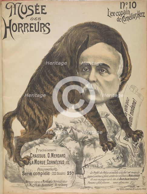Musée des Horreurs (Gallery of Horrors): Georges Clemenceau , 1899. Creator: Lenepveu, Victor (active End of 19th century).