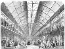Museum of Science and Art, in Course of Construction, on the Kensington-Gore Estate, 1856. Creator: Unknown
